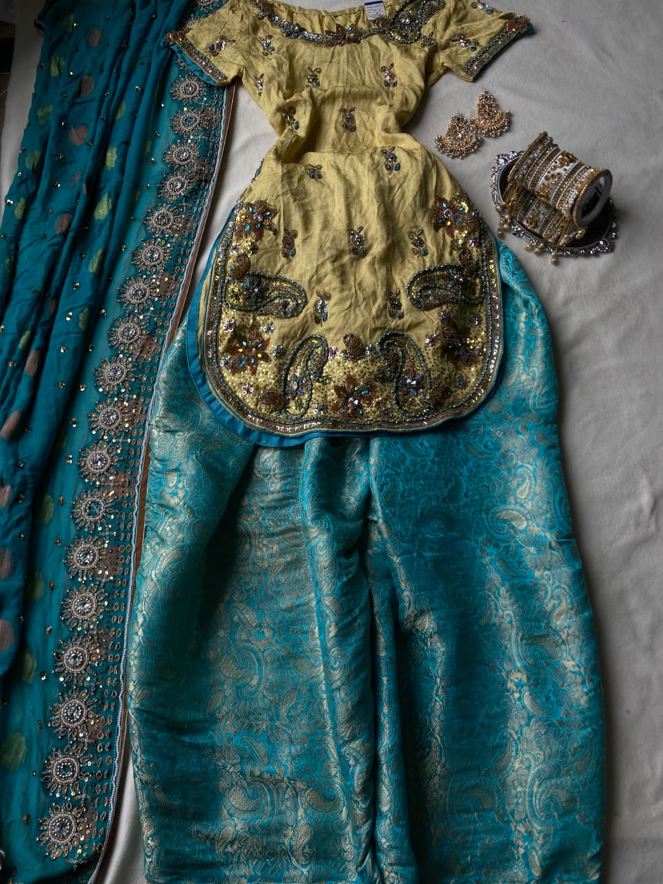 Firuza zari-vintage y2k Suit